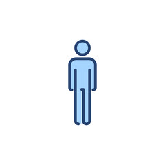 Man icon vector. male sign and symbol. human symbol
