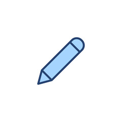 Pencil icon vector. pen sign and symbol. edit icon vector