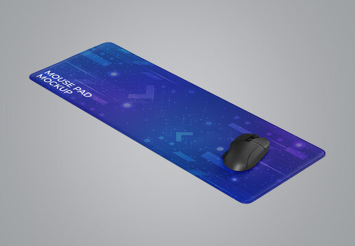 Large Gaming Mouse Pad Mockup