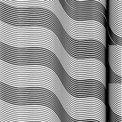 Isometric striped fabric or surface imitation