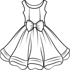  Strapless Dress coloring pages vector animals