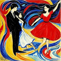 A magia das cores, Ele e Ela e Ela