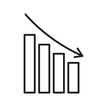 Financial risk icon benefit. Vector illustration. EPS 10.