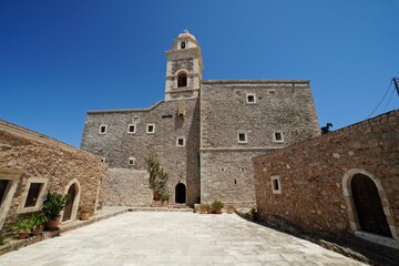 Fototapeta na wymiar Moni Toplou Monastery in Crete