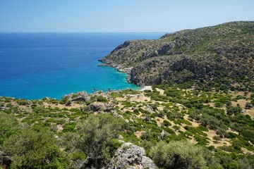 Lissos Archaelogical Site in Sougia, Crete