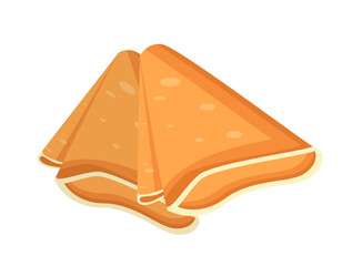 Set of pancakes vector concept