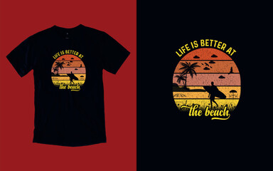 Sun-Kissed Summers, Embrace the Sunshine, Summer T-shirt Design