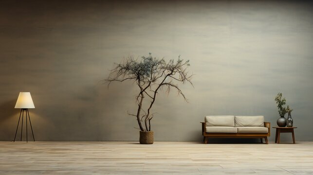 家具の少ないシンプルな部屋