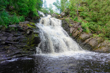 Waterfall in Karelia
