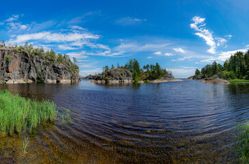 Islands on Ladoga lake