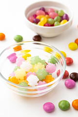 カラフルなお菓子