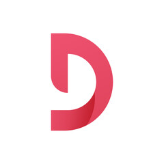 Monogram design vector logo. Monogram initial letter mark D logo design. Monogram design vector logo. Monogram initial letter mark D logo design simple D monogram
