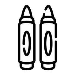 crayons Line Icon