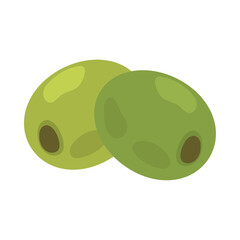 olives vegetable food icon design