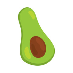 avocado vegetable food icon design