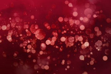 キラキラ輝く赤色の背景イラスト 