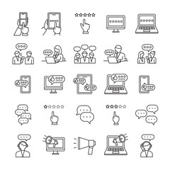 口コミのアイコン集