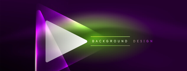 Fototapeta premium Vector creative geometric background design