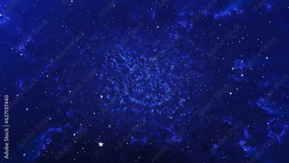 Canvas Prints a virtual flight through stars and nebulas stars skies with twinkling blinking stars motion backgrou