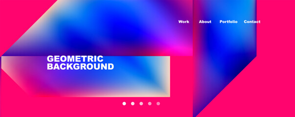 Vector creative geometric background design