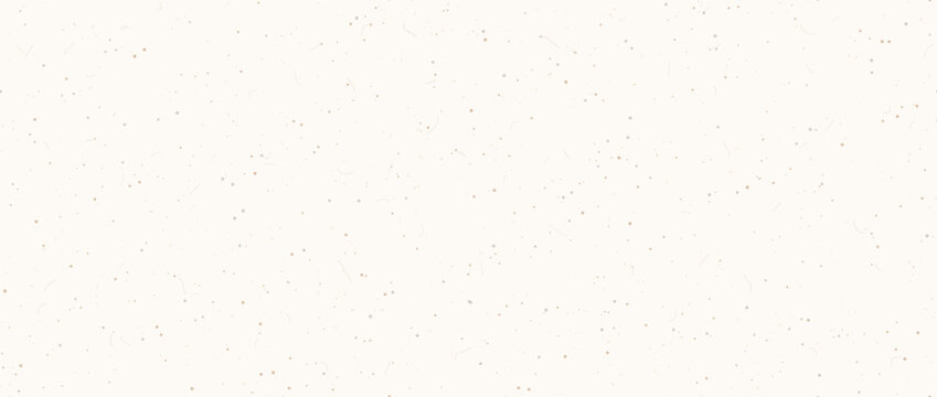 Light beige seamless grain paper texture. Vintage ecru background with dot, speckles, specks, flecks and particles. Craft repeating wallpaper. Natural cream grunge surface background. Vector