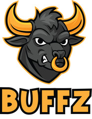 Buffalo Cartoon Logo Mascot