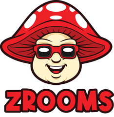 Mushroom Cartoon Logo Mascot