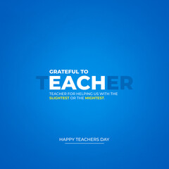 International Happy Teacher's day Social media post, Postcard and Banner design. Creative Post design for Teachers Day. 