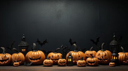 Halloween pumpkin background