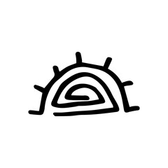 sunset ethnic symbol