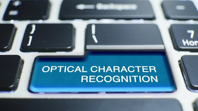 Keyboard Optical Character Recognition Pressed by hand finger