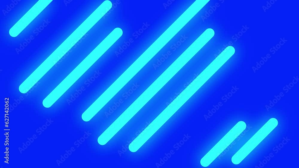 Poster blue geometric motion design with cyan color lines. technology background.