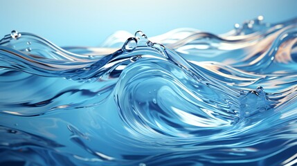 美しい水面の模様の背景