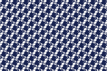 Fototapeta premium seamless knitted pattern with snowflakes