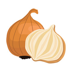 onion fresh vegetable icon design - 627144607