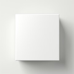 Fototapeta premium blank packaging boxes - open and closed mockup, isolated on white background. AI Generative
