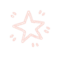 Glitter icon rose gold