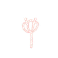 Glitter icon rose gold