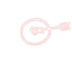 Glitter icon rose gold