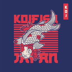 Free Vector | Flat design koi fish logo design	
