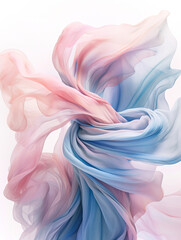 silk fabric 3D render ,abstract background with waves,silk background