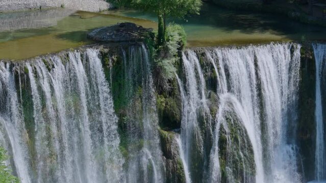The Confluence of Pliva and Vrbas Rivers, Pliva Waterfall, Jajce