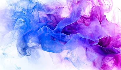 abstract colorful smoke,black and blue smoke abstract illustration in the style,smoke on white background
