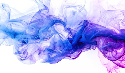 abstract colorful smoke,black and blue smoke abstract illustration in the style,smoke on white background