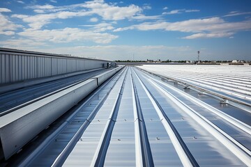  Roof construction metal industry roof new warehouse