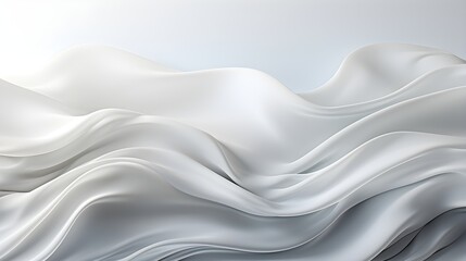 Obraz premium Refined Simplicity: Minimalist White Linen Background