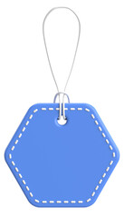 Price tag. Price label. 3D illustration.