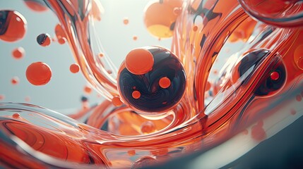 Abstract background. Motion design