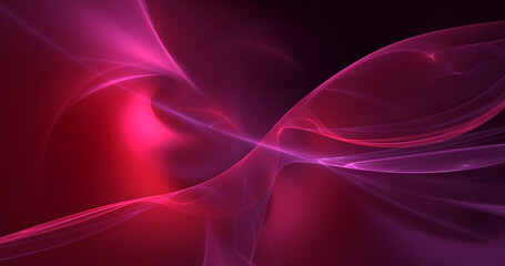 3D rendering abstract multicolor fractal light background