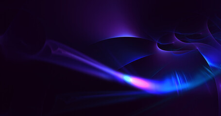 3D rendering abstract fractal light background